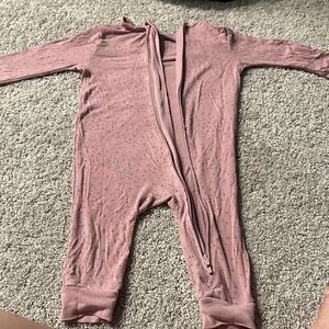 Cloud Island Mauve One Piece Footie